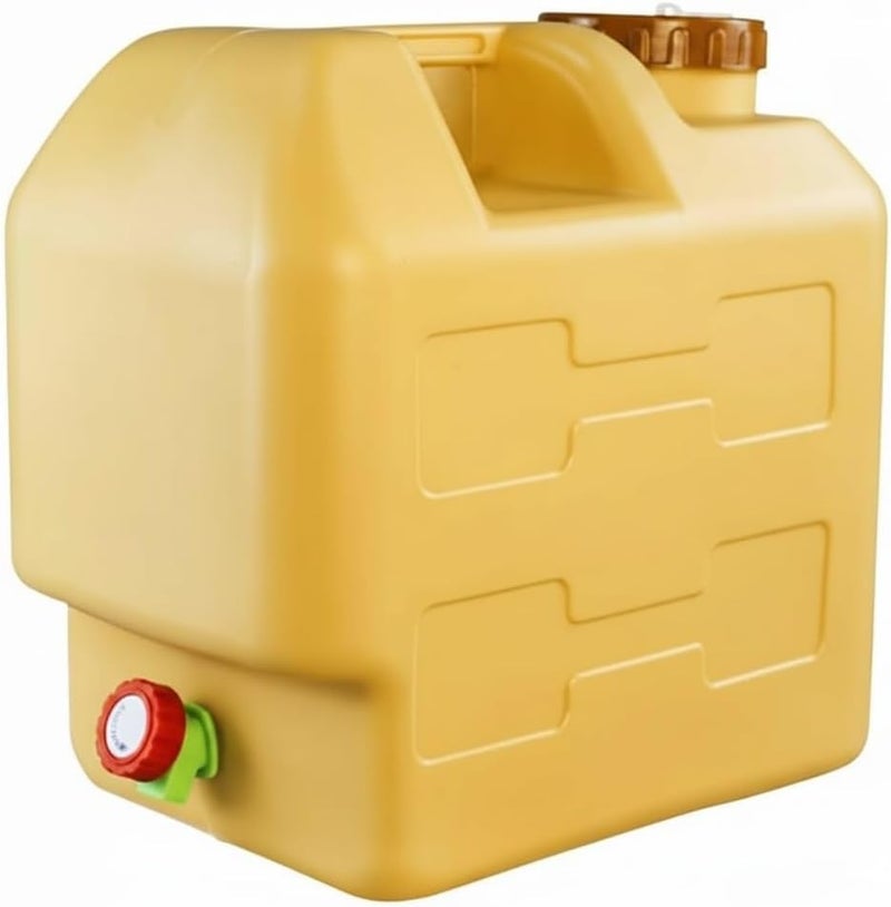 Biki Outdoor Camping Water Tank Bucket – Hard Plastic Portable Water Container with Handle, Durable & Leak-Proof for Travel, Hiking & Picnic | | (20_Liters) - Image 1