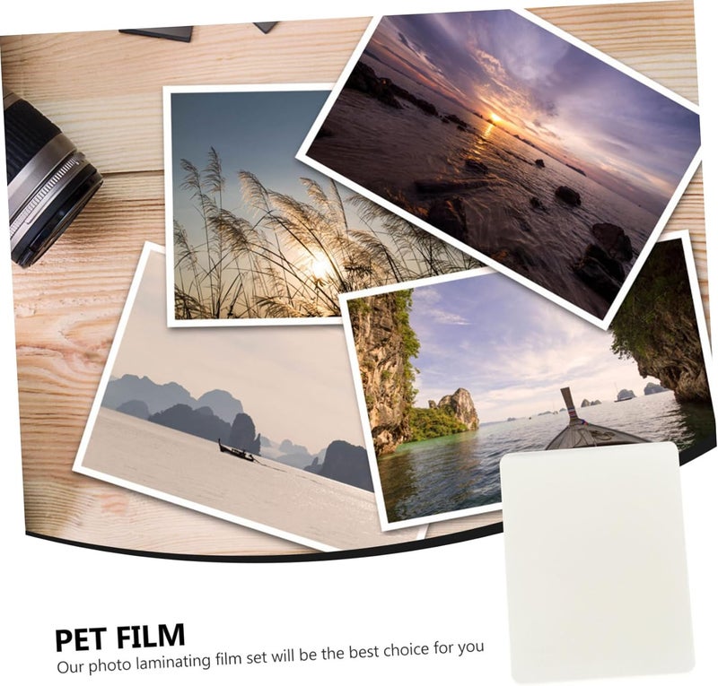 Housoutil 3 Sets Picture Lamination Laminating Films Protection for Photos Documents Per Pack Ergonomic Design Strong Sealing for Safe Packaging - Image 4