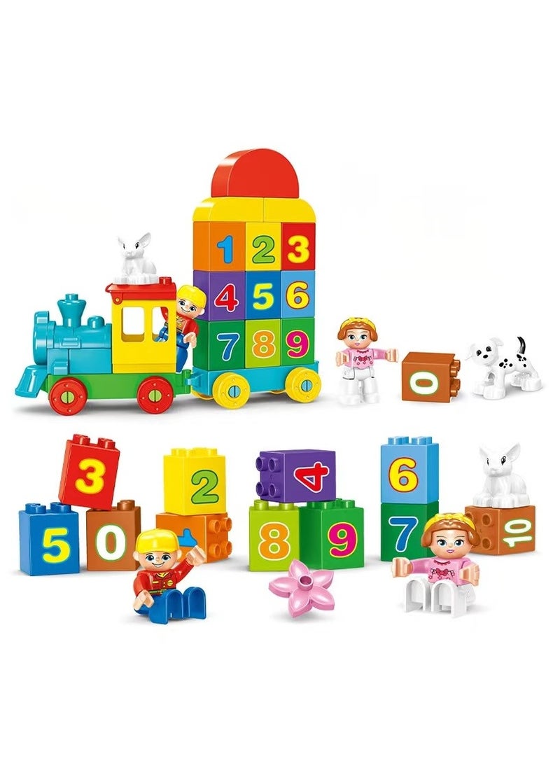 Number Train - Learn To Count, Building Block Kids Toy, Age 1.5+  (68 pieces) - Image 3