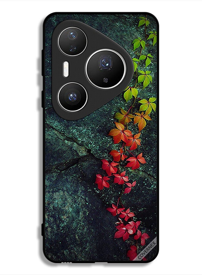 Covernex Huawei Pura 80 Pro Protective Case Cover Beautiful Leaves - Image 1