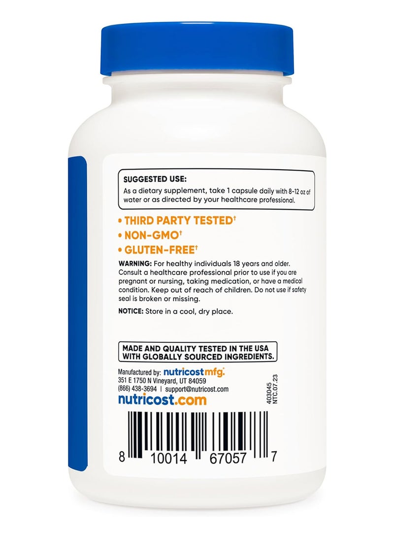 Nutricost White Kidney Beans Capsules 650 Mg 120 Capsules - Image 4