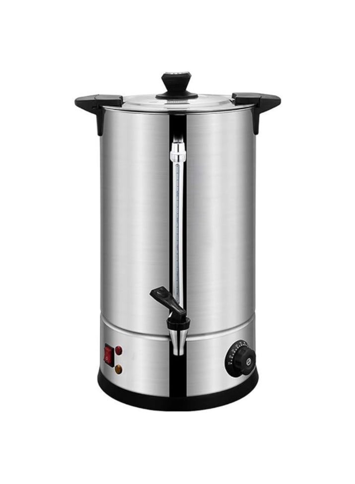 سيتي وعاء شاي بالماء الساخن من الستانلس ستيل لتقديم الطعام، سخان مياه فوري من سيتي، غلاية وموزع مناسب للاستخدام التجاري والمكتب، معزول بجدار مزدوج، فضي، 25 لتر 2400واط H. M. A1035 - Image 2
