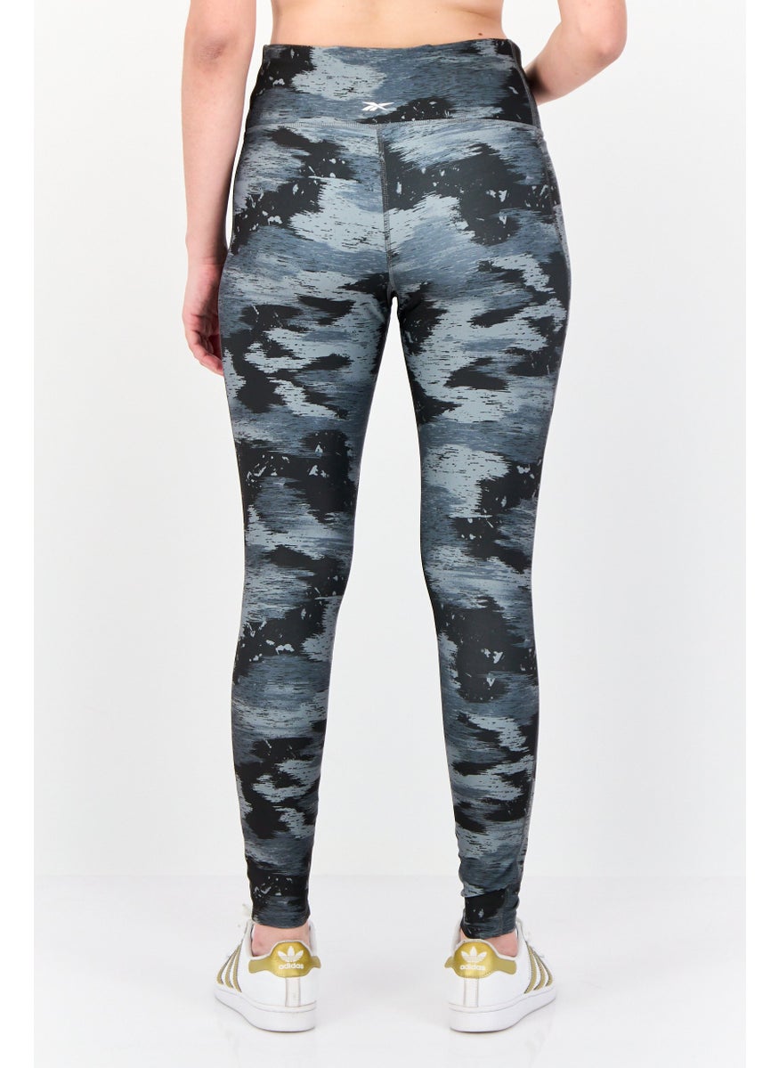 Reebok Women Sportswear Fit Training Leggings, Multicolor  - Image 3