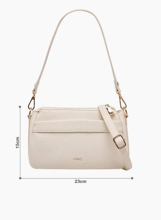 ميسي Ruched Shoulder Bag with Strap