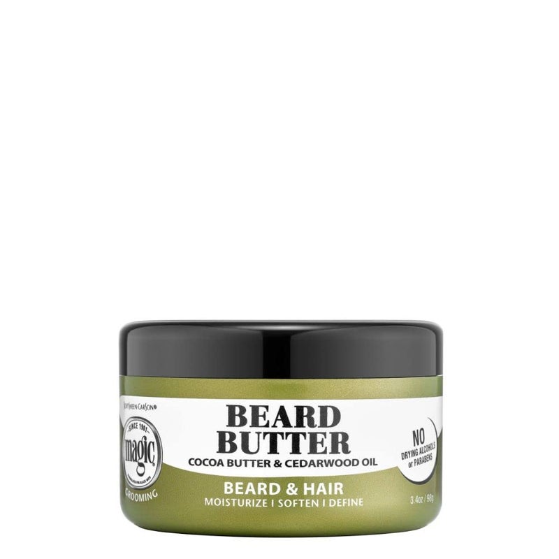 SOFT SHEEN SoftSheen-Carson Magic Men's Grooming Conditioning Beard Butter With Cocoa Butter and Cedarwood Oil, Moisturizes, Softens and Define With No Drying Alcohol, 3.5 ounces - Image 1