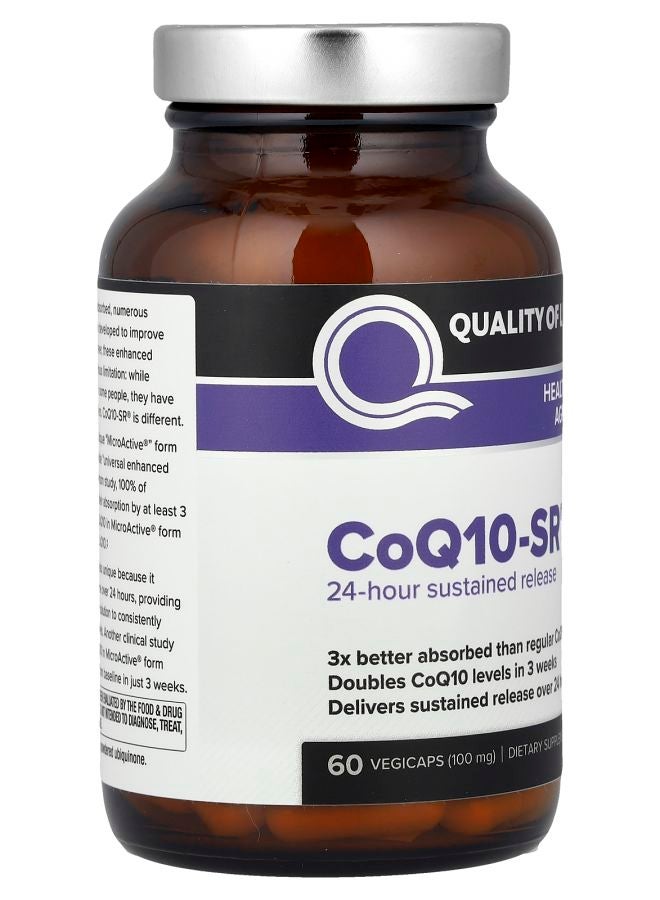Quality of Life CoQ10-SR® 100 mg 60 Vegicaps - Image 2