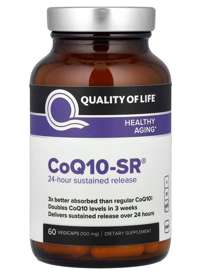 Quality of Life CoQ10-SR® 100 mg 60 Vegicaps - Image 1