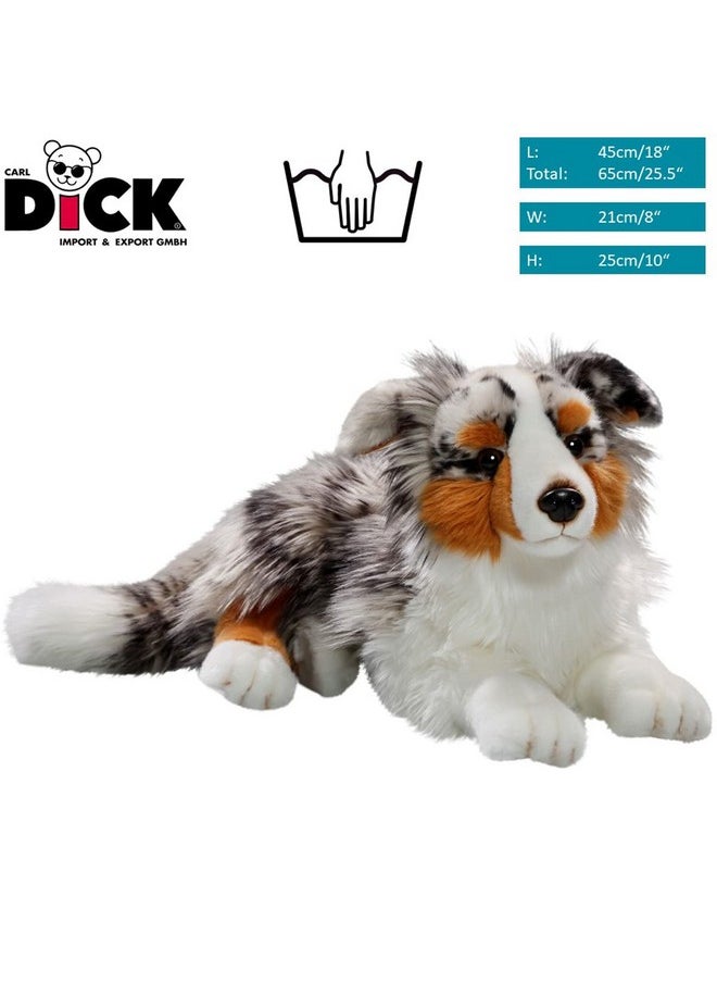 Carl Dick Australian Shepherd Dog Lying 17 Inches 45Cm Plush Toy Soft Toy Stuffed Animal 3434  - Image 3