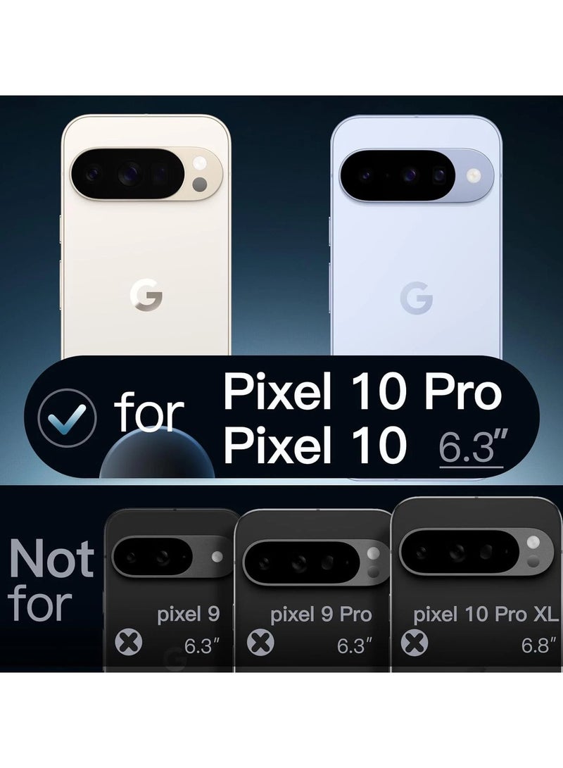 جراب شفاف لهاتف Google Pixel 10 / 10 Pro – غطاء صلب فائق النحافة ومقاوم للصدمات (من مادة TPU)، جراب خلفي كريستالي شفاف مقاوم للاصفرار مع حماية للكاميرا. - Image 2