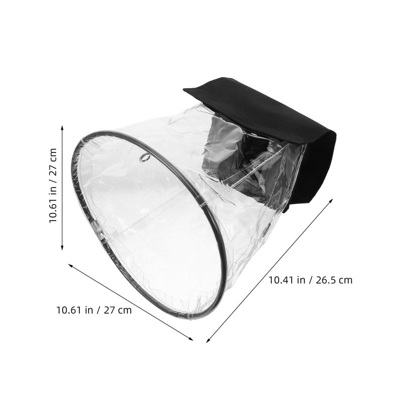 2Pcs Transparent Waterproof Rain Cover for LED Par Outdoor Stage Lighting - Image 3