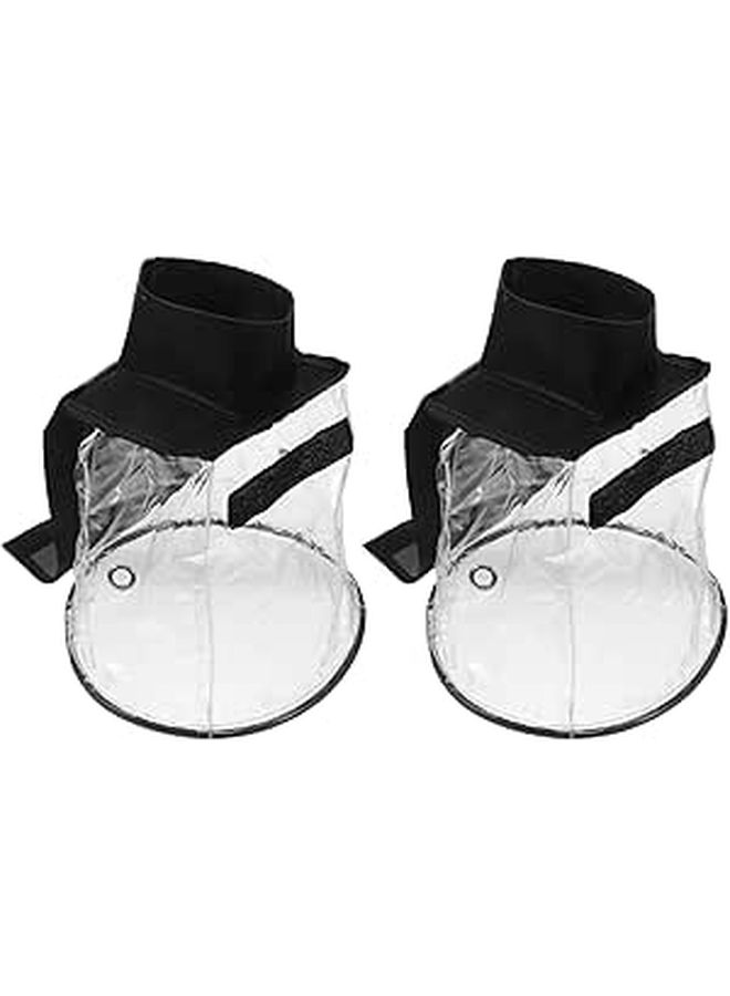 2Pcs Transparent Waterproof Rain Cover for LED Par Outdoor Stage Lighting - Image 1