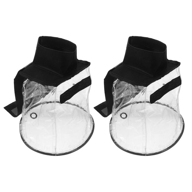 2Pcs Transparent Waterproof Rain Cover for LED Par Outdoor Stage Lighting - Image 2
