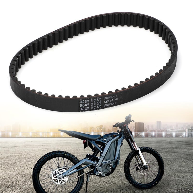 WIKIBB Motorcycle Electric Bike Drive Belt for Surron SurRon Light Bee X Surron X160 X260 for Talaria Segway X260 X160 5608M Electric Dirt Bike Black Drive Belt Replacement Motorcycle Accessories