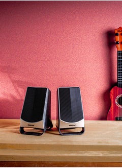 GEEPAS 2.0 Computer Speaker |Saturated clear sound |Portable Design & Volume Controls | Clear & Powerful Sound Quality | USB DC 5V | Ideal for Pc, Laptop, Mobile | GMS8805  - Image 4