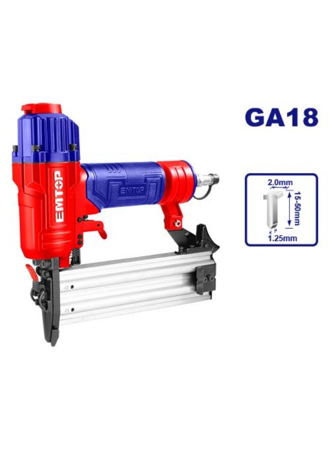 EMTOP Professional Air Staple Gun – EMTOP Precise performance, fast installation, and high efficiency for woodworking and upholstery projects. - Image 3