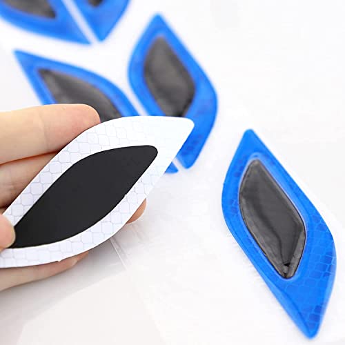 Allure Auto® Carbon Fiber Graphic Car Reflective Sticker,Warning Sign Bumper Door Fender Hood Anti-Scratch Cover Decal(White) for Maruti Wagon R 2014 2019 - Image 3