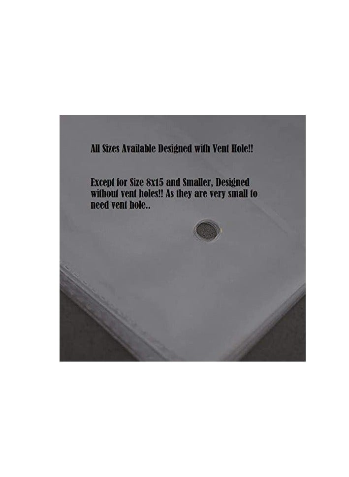 Plastic Bags Heavy Duty (10x15CM, 200 Pieces) self sealing Cellophane Crystal Shiny Clear Cello Transparent Pouch Self-Adhesive Resealable for packing and storage - Image 5