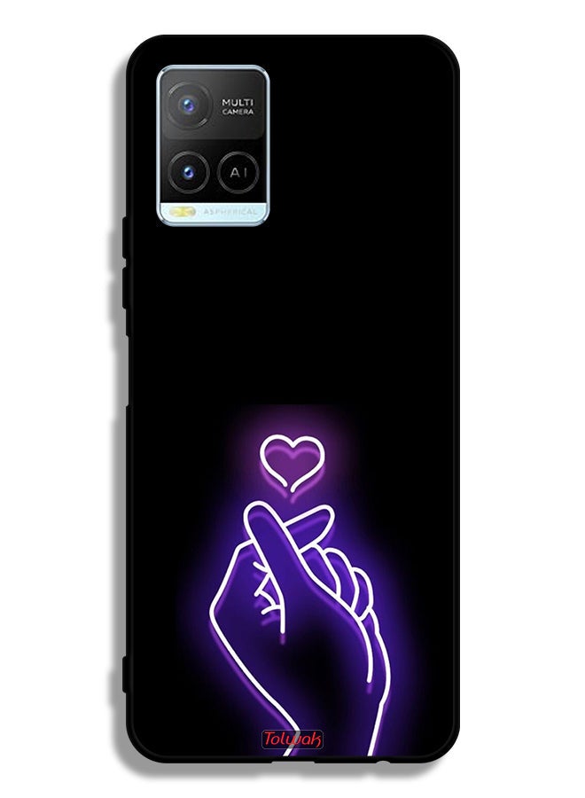 Tolwak غطاء حماية لهاتف Vivo Y21 - غطاء حماية على شكل قلب صغير - Image 2