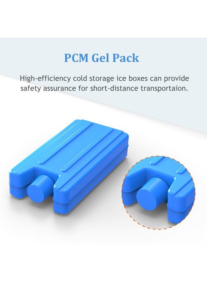 SHBC Insulin Vial Cooler Case with Ice Brick EVA Protective Organizer Fridge with Mesh Pocket for Diabetic Supplies, fits 8 Standard 10ml Vials, Shockproof and Portable for Travel, Work, Home, etc. - Image 5