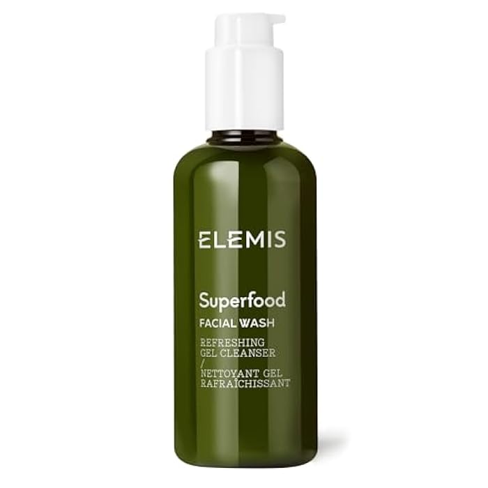 ELEMIS Superfood Facial Wash | Revitalizing Daily Prebiotic Gel Wash Gently Cleanses, Nourishes, and Balances Skin for a Fresh, Glowing Complexion - Image 1
