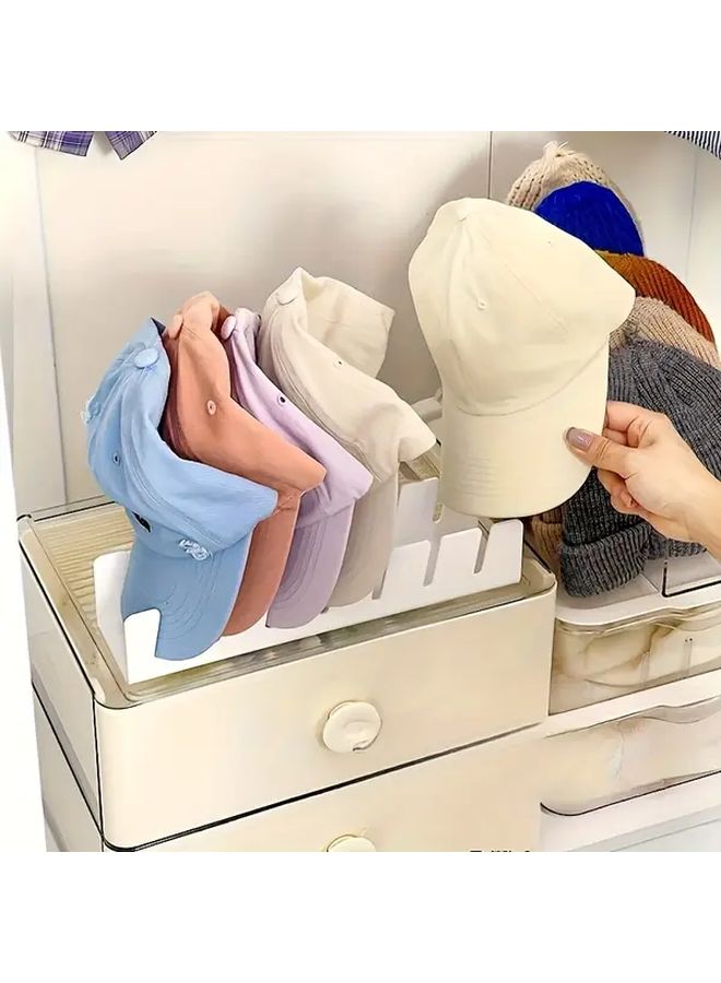 Baseball Cap Storage Rack Multi Grid Acrylic Organizer For Hats Display - Image 4