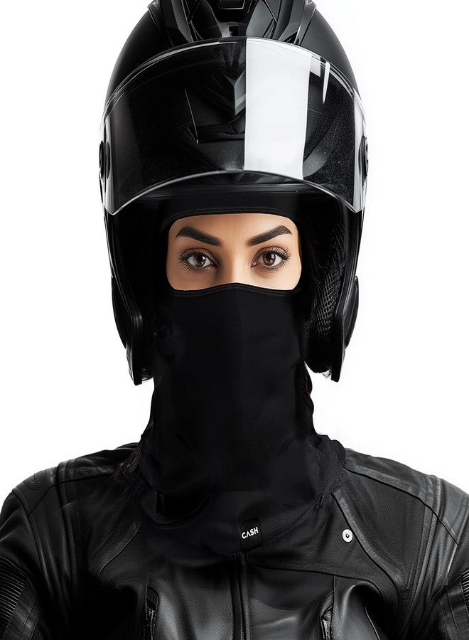 CASH Balaclava Ski Mask - All-Purpose Breathable Outdoor Face Mask for Men - Ideal for Baseball, Football, Fishing, Hunting, Motorcycle Riding - Black - Image 3