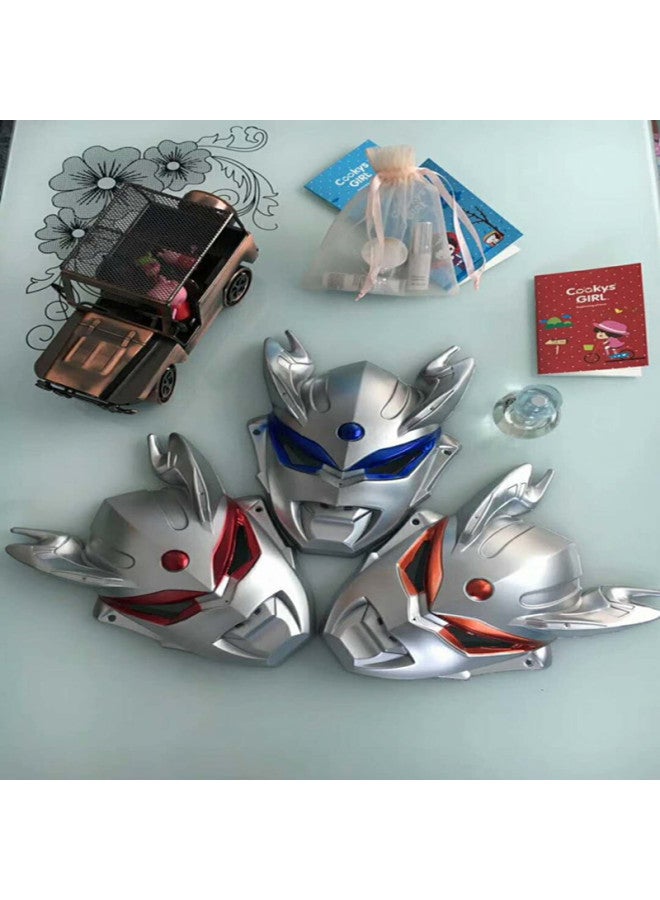 Loquat Children's Cartoon Ultraman Anime Mask Set  Ball Party Stall Toys Wholesale-Color:Shanman Mask - Image 1