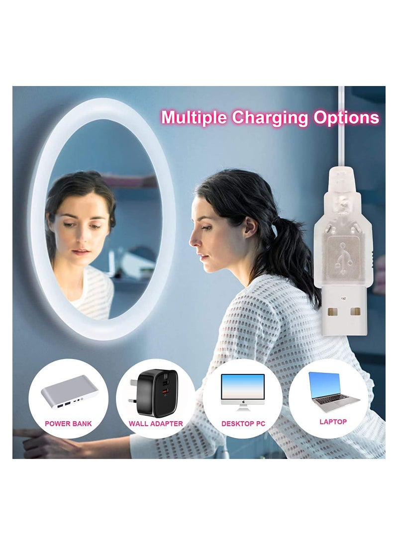 ELTRAZONE Mirror Lights Vanity Lighting 10 LED Bulb Make up Decoration Lights Hollywood Style 16 Modes Color Changing Lights for Home Bedroom Bathroom Dressing Room  - Image 3