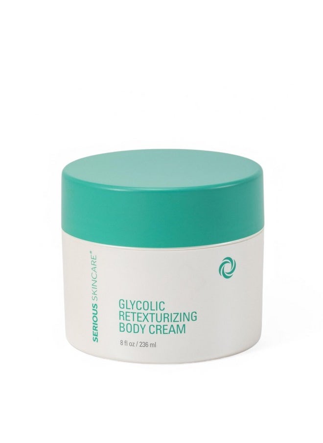 سيريوس سكين كير Serious Skincare - كريم الجسم المجدد لشد البشرة بالجليكوليك - مرطب - مرطب للبشرة الجافة - BODY FIT™ - للبشرة المتجعدة والمترهلة - تقشير لطيف لبشرة أكثر نعومة - 8 أونصة سائلة.  - Image 1