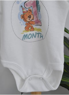 FUN MOMENT A Set of 12 Barbitose for Newborns Decorated with the Names of the Months  - Image 5