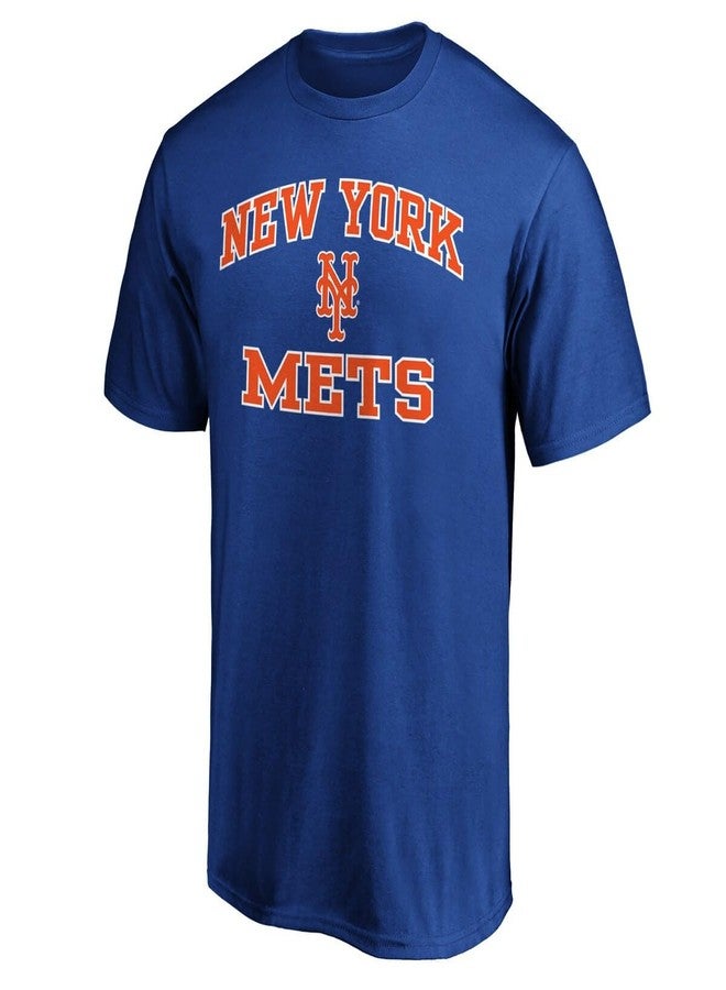 Outerstuff MLB Kids Youth 8-20 Official City Headline Arch Logo Team T-Shirt (US, Numeric, Size: 10-12, Regular, New York Mets - Blue) - Image 3