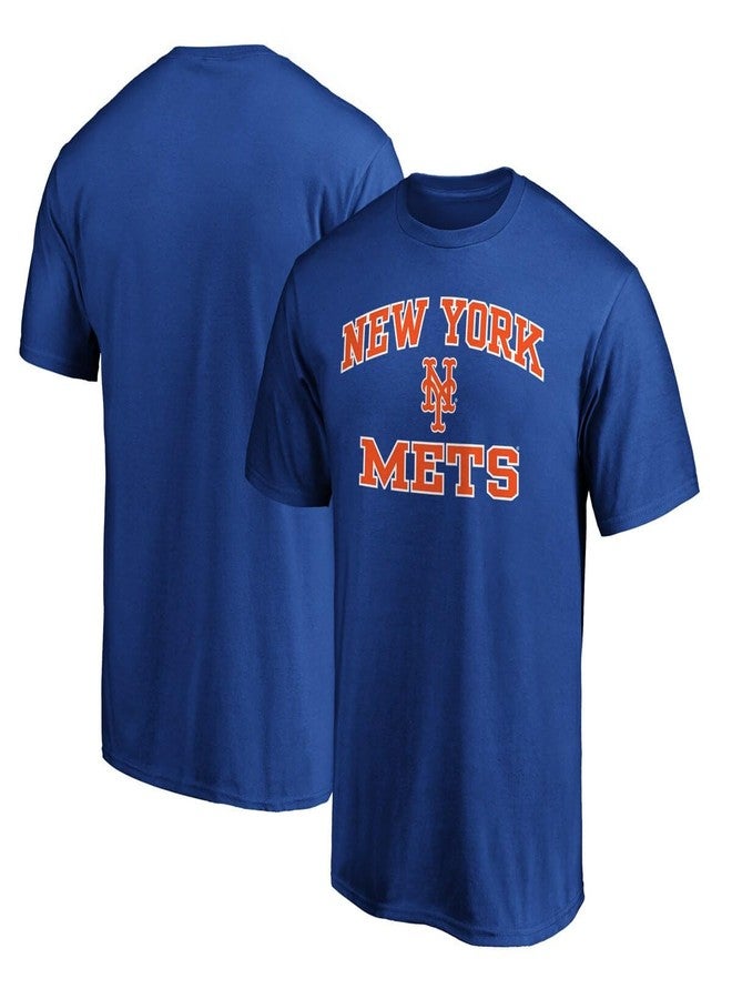 Outerstuff MLB Kids Youth 8-20 Official City Headline Arch Logo Team T-Shirt (US, Numeric, Size: 10-12, Regular, New York Mets - Blue) - Image 2