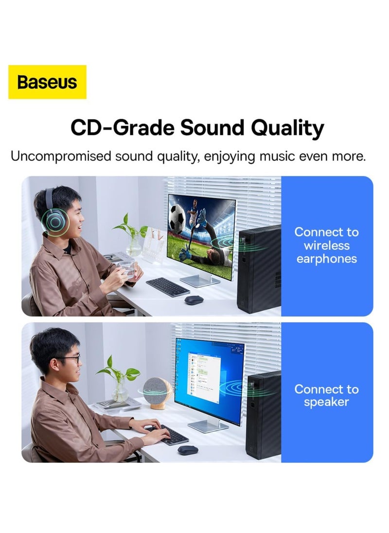 Generic - Baseus Bluetooth Adapter 5.3【Plug & Play】USB Bluetooth Adapter for PC Bluetooth Dongle Adapter 20M Wide Range USB Bluetooth Receiver for Mouse Keyboard... - Image 1