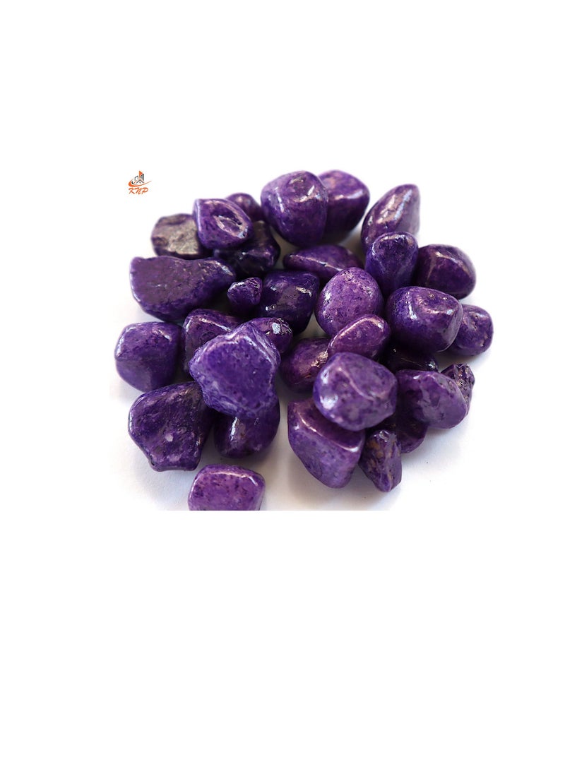 KNP - Purple Decorative Painted Pebbles Aquarium 10-15mm 5 kg - Image 1