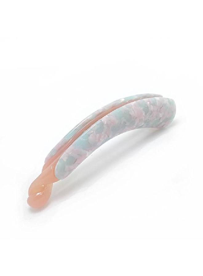 Meilliwish Noble Leopard Banana Hair Clip (H09)(Bluepink) - Image 1