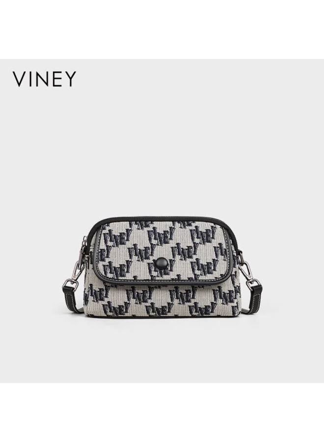 Viney Handbag, Women's Casual Crossbody Canvas Bag, Light Luxury Satchel, Small Purse, Birthday Gift, Elegant Present For Girlfriend Or Wife - Image 1