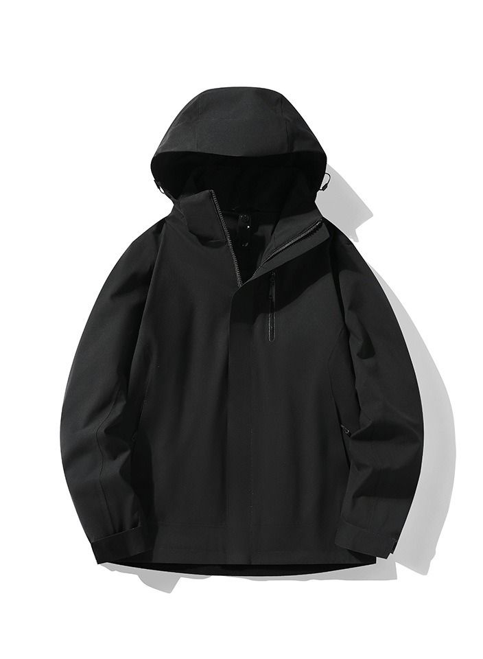 KUYING New detachable hooded waterproof mountaineering suit, outdoor clothing 