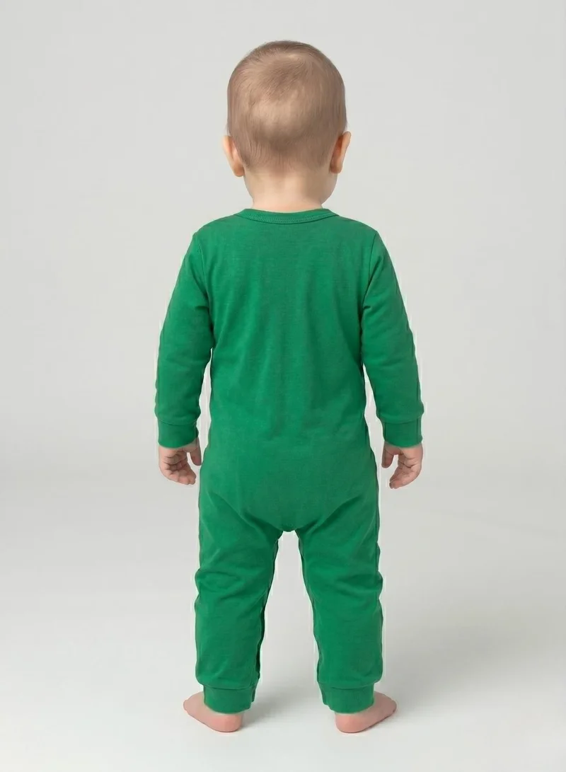بيبي كلو Baby Green I Woke Up Awesome Romper