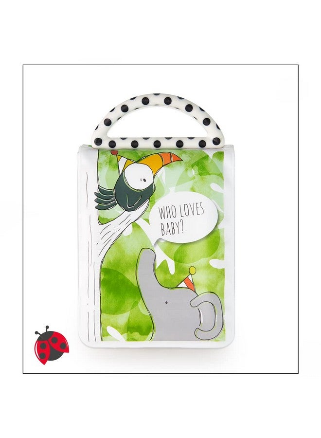 Sassy Developmental Look Book Photo Album, High Contrast Colors and Patterns, Drool Resistant Pages Hold Photos, 0+ Months