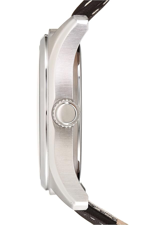 أرميترون ساعة رجالية بسوار جلدي وخاصية عرض التاريخ 20 5487 - Image 2