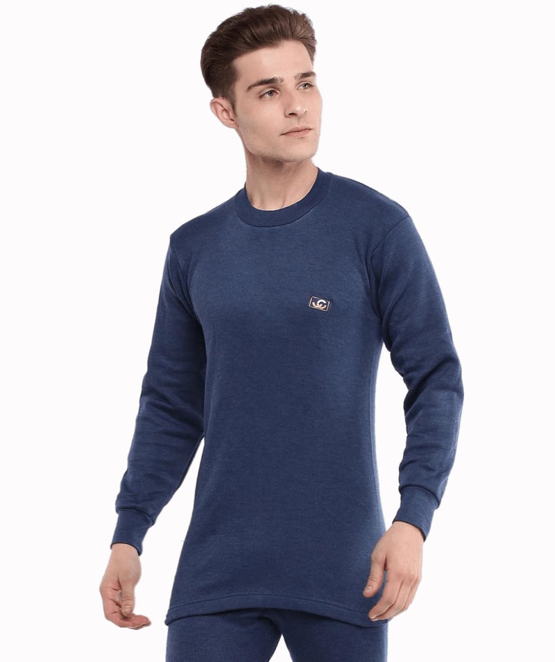 Dollar Men's Regular Thermal Top (MWMF-01-MEN-PO1-RN- Blue XL) - Image 1