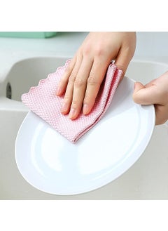 P Plus Fire P Plus Fire Streak Free Miracle Cleaning Cloth Nanoscale StreakFree Cloths Reusable LintFree Absorbent Towels Washable Microfiber Cleaning Cloth for Glasses Pack of 5  - Image 4