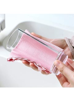 P Plus Fire P Plus Fire Streak Free Miracle Cleaning Cloth Nanoscale StreakFree Cloths Reusable LintFree Absorbent Towels Washable Microfiber Cleaning Cloth for Glasses Pack of 5  - Image 5