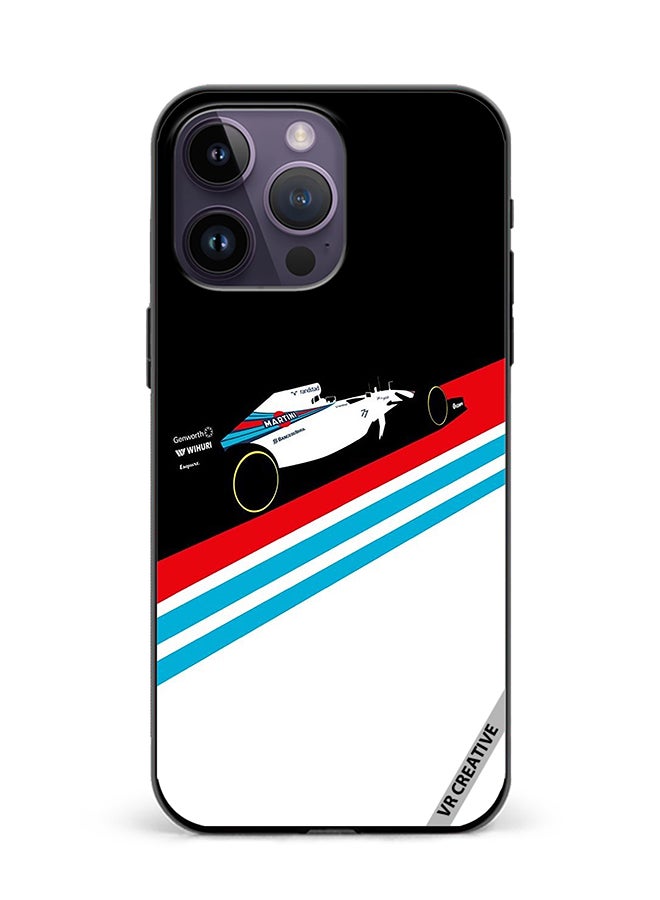 VR CREATIVE Protective Case Cover For Apple iPhone 16 Pro Max Martini Formula 1 Design Multicolour