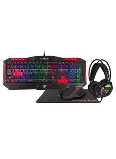 GAMDIAS Poseidon M2 ( 4-IN-1 ) Compo Multi-Color Backlight , Breath Lighting Headset With 40mm Driver Unit  - Image 1