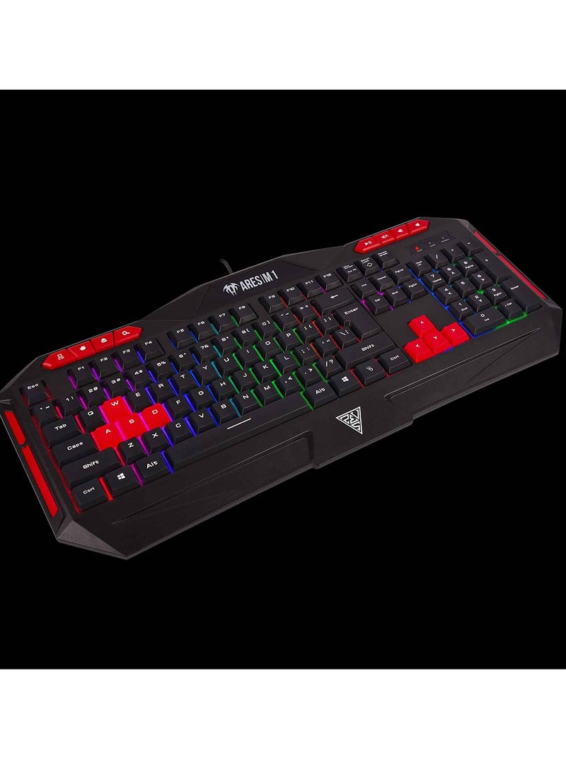 GAMDIAS - Poseidon M2 ( 4-IN-1 ) Compo Multi-Color Backlight , Breath Lighting Headset With 40mm Driver Unit - Image 1