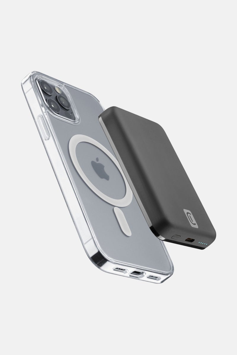 Cellularline Wireless Power Bank 5000 mAh, Black - Image 2