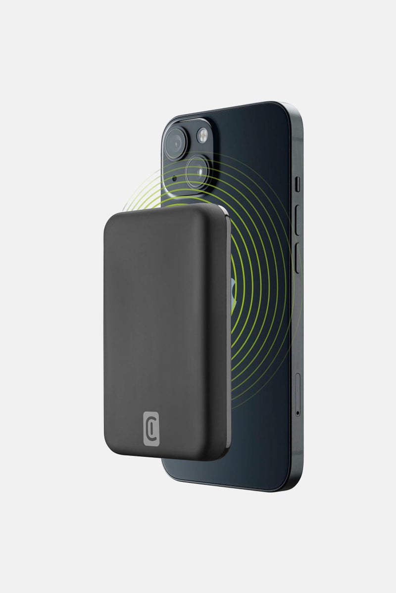Cellularline Wireless Power Bank 5000 mAh, Black - Image 3