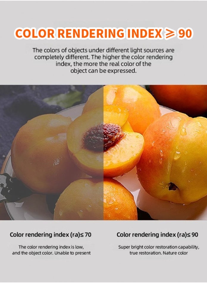 Vmax Modern Pendant Light Ceiling Lamp, 3000K Warm White, Hanging LED Tube Light, Chandelier Spot Light, for Kitchen, Bedroom, Living Room – White/Brown (White, 20W 7 * 18.5mm, Warm White) - Image 4