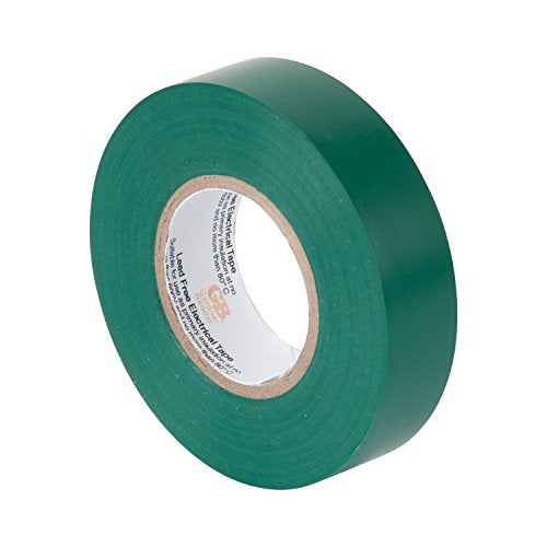 Gardner Bender GTG-667P Electrical Tape, ¾ in x 66 ft, Durable, Easy-Wrap, Flame Retardant, Green - Image 1